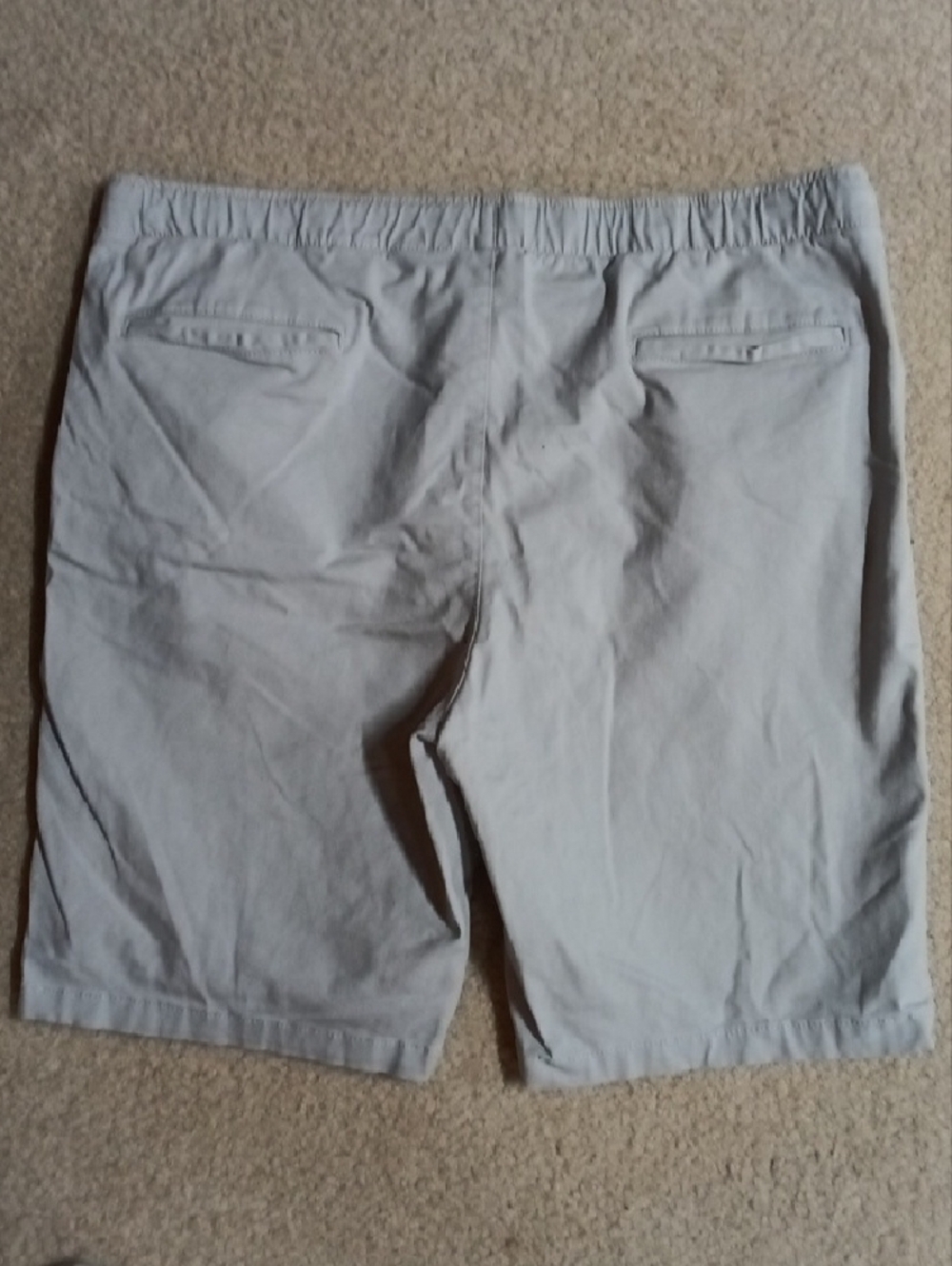 True Nation Light Tan Drawstring Shorts - Picture 3 of 4